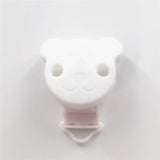 10pcs Bear Teether Clips Baby Pacifier Teething Nursing Jewelry Sensory Toy