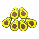 10pcs Avocado Silicone Teether Beads DIY Baby Pacifier Teething Necklace Toy