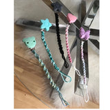 10pcs Silicone Bear Teething Clips DIY Baby Dummy Teether Chain