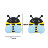 Chengkai 10pcs Silicone Bee Beads Teether DIY Baby Soccer Teething Sensory Toy