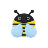 Chengkai 10pcs Silicone Bee Beads Teether DIY Baby Soccer Teething Sensory Toy