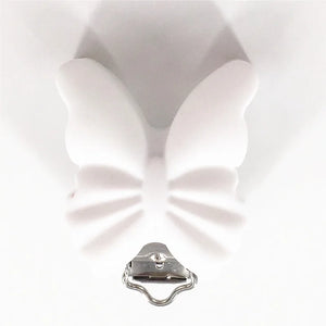 10pcs Butterfly Teether Dummy Clips Baby Pacifier Sensory Toy Animal Clips