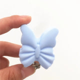 10pcs Butterfly Teether Dummy Clips Baby Pacifier Sensory Toy Animal Clips