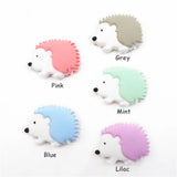 10pcs Silicone Hedgehog Teether Beads DIY Baby Koala Animal Teething Sensory Toy