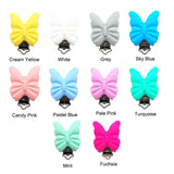 10pcs Silicone Pacifier Clips BPA-Free Dummy Draft Toy Accessories Clip
