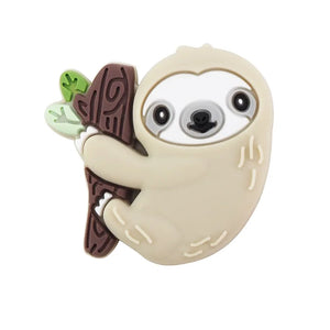 Chengkai 10pcs Sloth Silicone Beads for Teething DIY Baby Pacifier Necklace