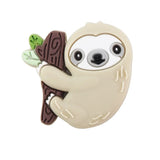 Chengkai 10pcs Sloth Silicone Beads for Teething DIY Baby Pacifier Necklace