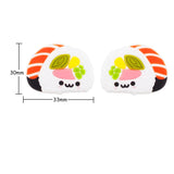 Chengkai 10pcs Sushi Shape Silicone Beads for Baby Pacifier Teething