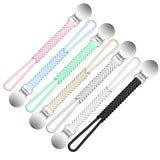 Chengkai 10pcs Silicone Pacifier Chain Clips