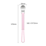 Chengkai 10pcs Silicone Pacifier Chain Clips