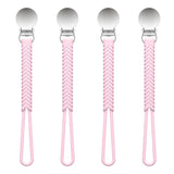 Chengkai 10pcs Silicone Pacifier Chain Clips