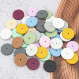 Chengkai 20PCS Silicone Coin Beads BPA Baby Teething DIY Bracelet