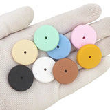 Chengkai 20PCS Silicone Coin Beads BPA Baby Teething DIY Bracelet