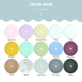 Chengkai 20PCS Silicone Coin Beads BPA Baby Teething DIY Bracelet