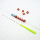 2PCS Long Stainless Steel Beading Needles for Jewelry Making