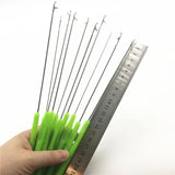 2PCS Long Stainless Steel Beading Needles for Jewelry Making