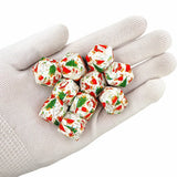 Chengkai 50PCS 14mm Christmas Silicone Beads BPA-Free Teething Infant Toy