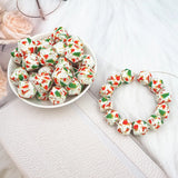 Chengkai 50PCS 14mm Christmas Silicone Beads BPA-Free Teething Infant Toy