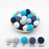 Chengkai 50pcs 16mm 20mm Wooden Beads for DIY Baby Teether Jewelry