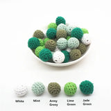 Chengkai 50pcs 16mm 20mm Wooden Beads for DIY Baby Teether Jewelry