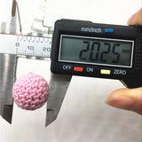 Chengkai 50pcs Knitting Cotton Crochet Wooden Beads Balls
