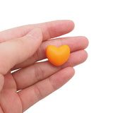 Chengkai 50pcs Heart Teether Beads for DIY Baby Shower Teething