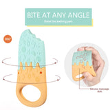 Chengkai 5PCS Silicone Ice Cream Teether DIY BPA Baby Cartoon Pacifier