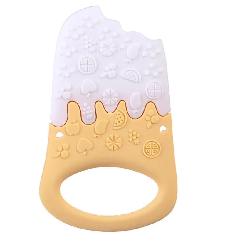 Chengkai 5PCS Silicone Ice Cream Teether DIY BPA Baby Cartoon Pacifier