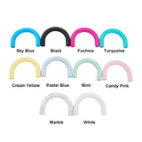 Chengkai 5PCS Silicone Teether Beads DIY Baby Pacifier Stretch Chew Toy