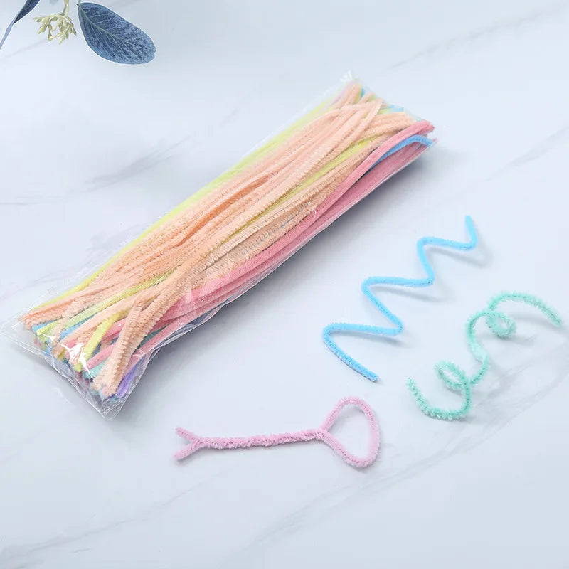 Chenille Stems Stick Cleaners for Kids DIY 50/100pcs