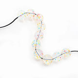 Chenkai 100PCS 15mm Crystal Gritty Beads Silicone Teether Food DIY Baby Jewelry