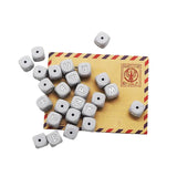 Chenkai 100pcs 12mm Grey Letter Silicone Beads BAP Food DIY Baby Infant Teether