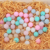 Chenkai 100pcs 12mm Round Silicone Beads BPA Teething Dummy Necklace Toy
