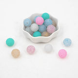 Chenkai 100pcs 12mm Round Silicone Beads BPA Teething Dummy Necklace Toy
