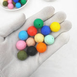 Chenkai 100pcs 16mm Silicone Round Beads BPA Teething Infant Chewable
