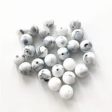 Chenkai 100pcs Silicone Teether Beads DIY Baby Shower Pacifier Jewelry Making