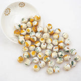 Chenkai 10PCS Daisy Silicone Beads 15mm Teething BPA DIY
