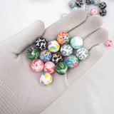 Chenkai 10PCS 15mm Silicone Beads Round Teething DIY Chewing Toys