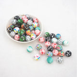 Chenkai 10PCS 15mm Silicone Beads Round Teething DIY Chewing Toys