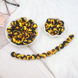 Chenkai 10PCS 15mm Sunflower Silicone Beads Teething BPA DIY Sensory Chewing Toy