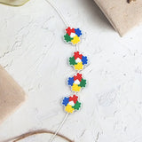 Chenkai 10PCS Autism Charms Beads Silicone Focal Beads For Pen DIY