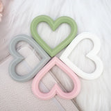 Chenkai 10PCS BPA-Free Silicone Teether for DIY Nursing Pacifier Chain