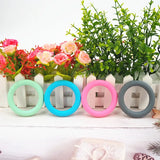 Chenkai 10PCS BPA-Free Silicone Tortoise Teething Ring for Pacifier Chain DIY