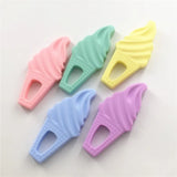 Chenkai 10PCS BPA-Free Ice Cream Silicone Teether