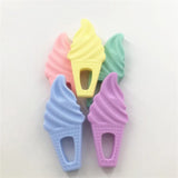 Chenkai 10PCS BPA-Free Ice Cream Silicone Teether