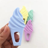 Chenkai 10PCS BPA-Free Ice Cream Silicone Teether