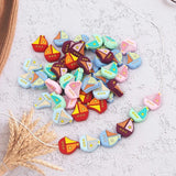 Chenkai 10PCS Baby Silicone Sailboat Beads Teether Fidget Toy