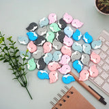 Chenkai 10PCS Baby Silicone Whale Teether Fidget Toys Nursing Pacifier