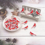 Chenkai 10PCS Bird Silicone Charms Focal Beads DIY Dummy Chains