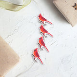 Chenkai 10PCS Bird Silicone Charms Focal Beads DIY Dummy Chains